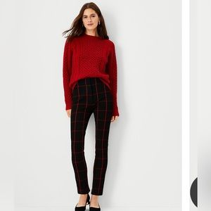Ann Taylor Audrey Plaid Pants
